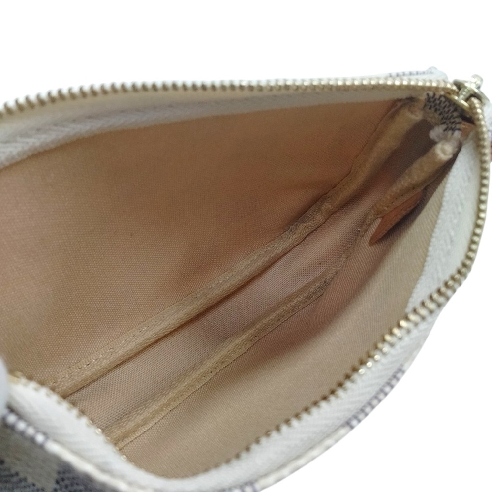 Louis Vuitton LV Damier Azur Pochette with Original Chain EUC - Picture 8 of 9